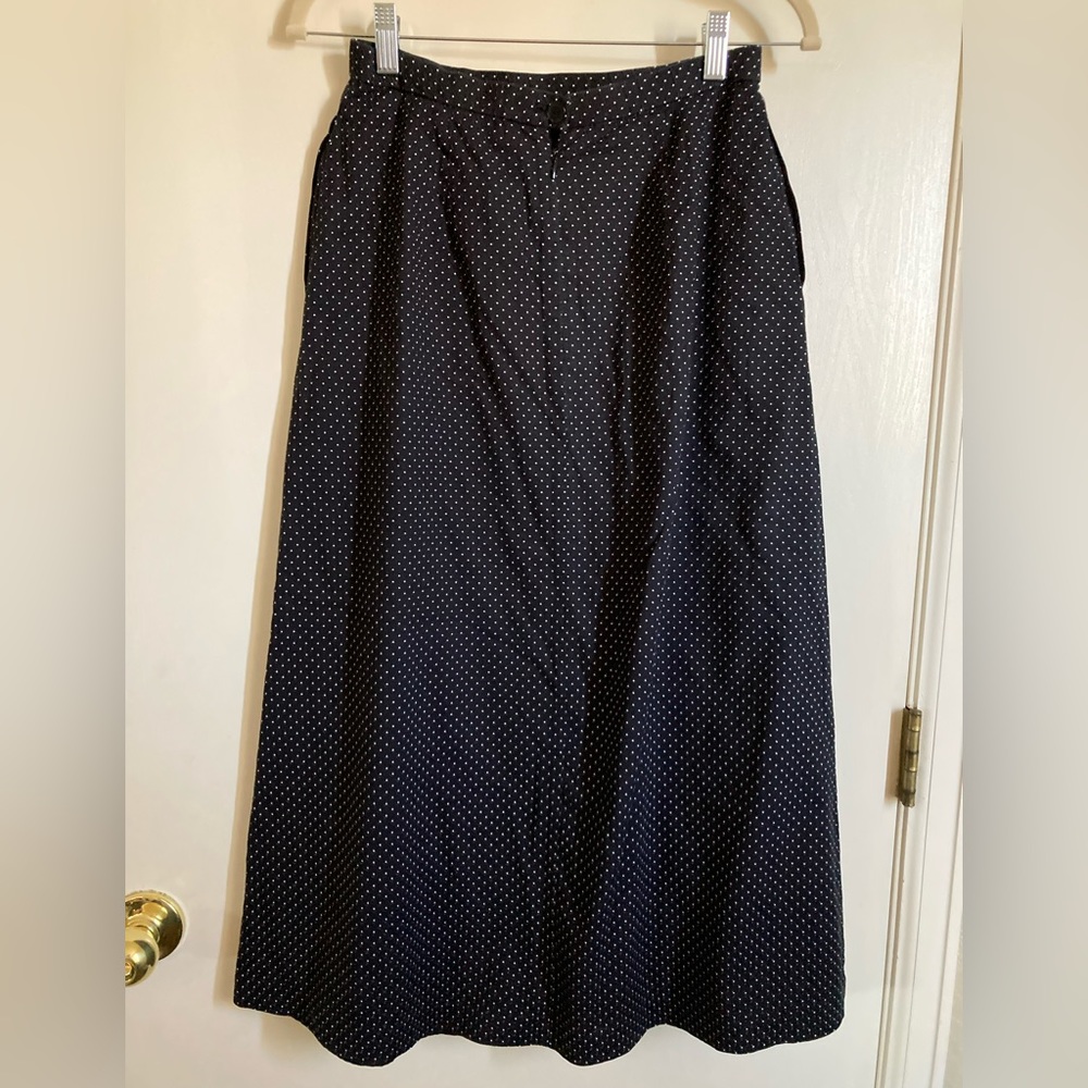 Euc Pendleton Black With White Polka Dot’s Midi S… - image 6